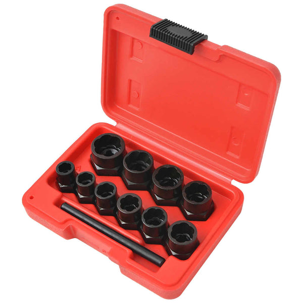vidaXL 11-piece screw extractor set for damaged screws/nuts