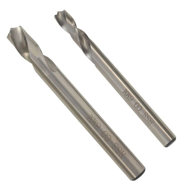vidaXL 2-pc. Spot Weld Drill Bit Set 6/8 mm HSS