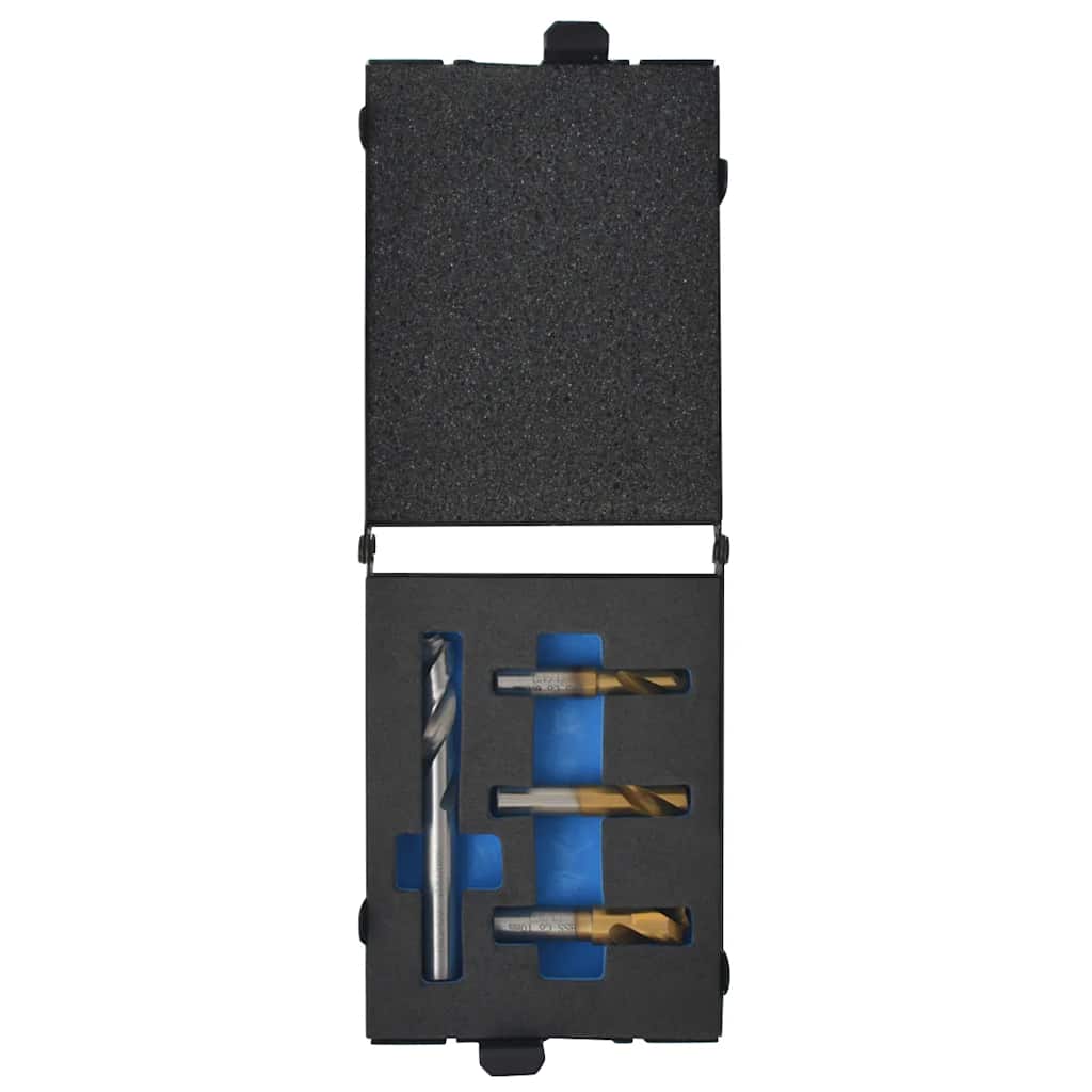 vidaXL 4-Piece Spot Weld Drill Bit Set HSS