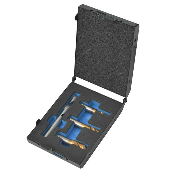 vidaXL 4-Piece Spot Weld Drill Bit Set HSS