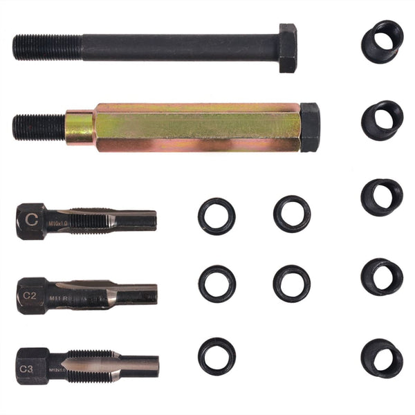 vidaXL Glow Plug Thread Repair Kit 15-pc. M10 x 1.0 mm