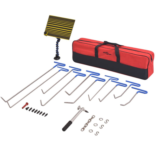 vidaXL 28-Piece Dent Repair Kit Stainless Steel