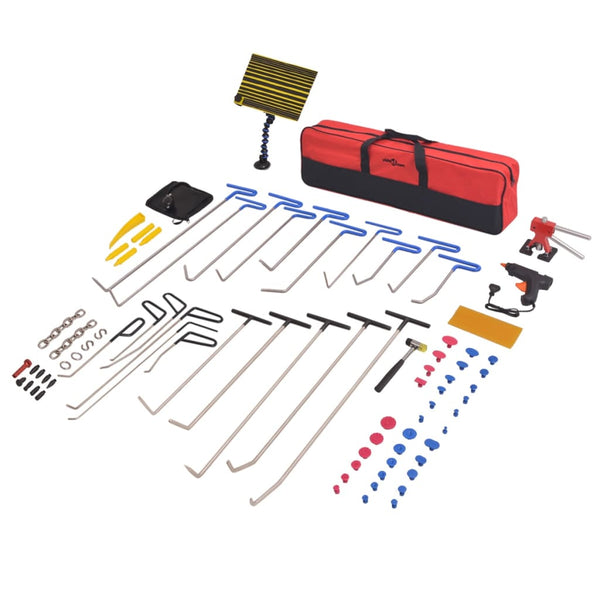 vidaXL 87-piece Dent Repair Kit Stainless Steel