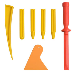 vidaXL 80-Piece Dent Repair Kit Stainless Steel