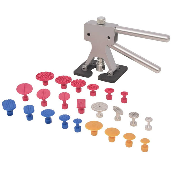 vidaXL 24-piece Paint Repair Dent Puller Kit Stainless Steel