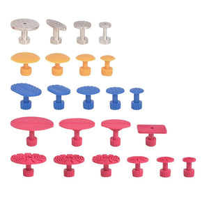 vidaXL 24-piece Paint Repair Dent Puller Kit Stainless Steel