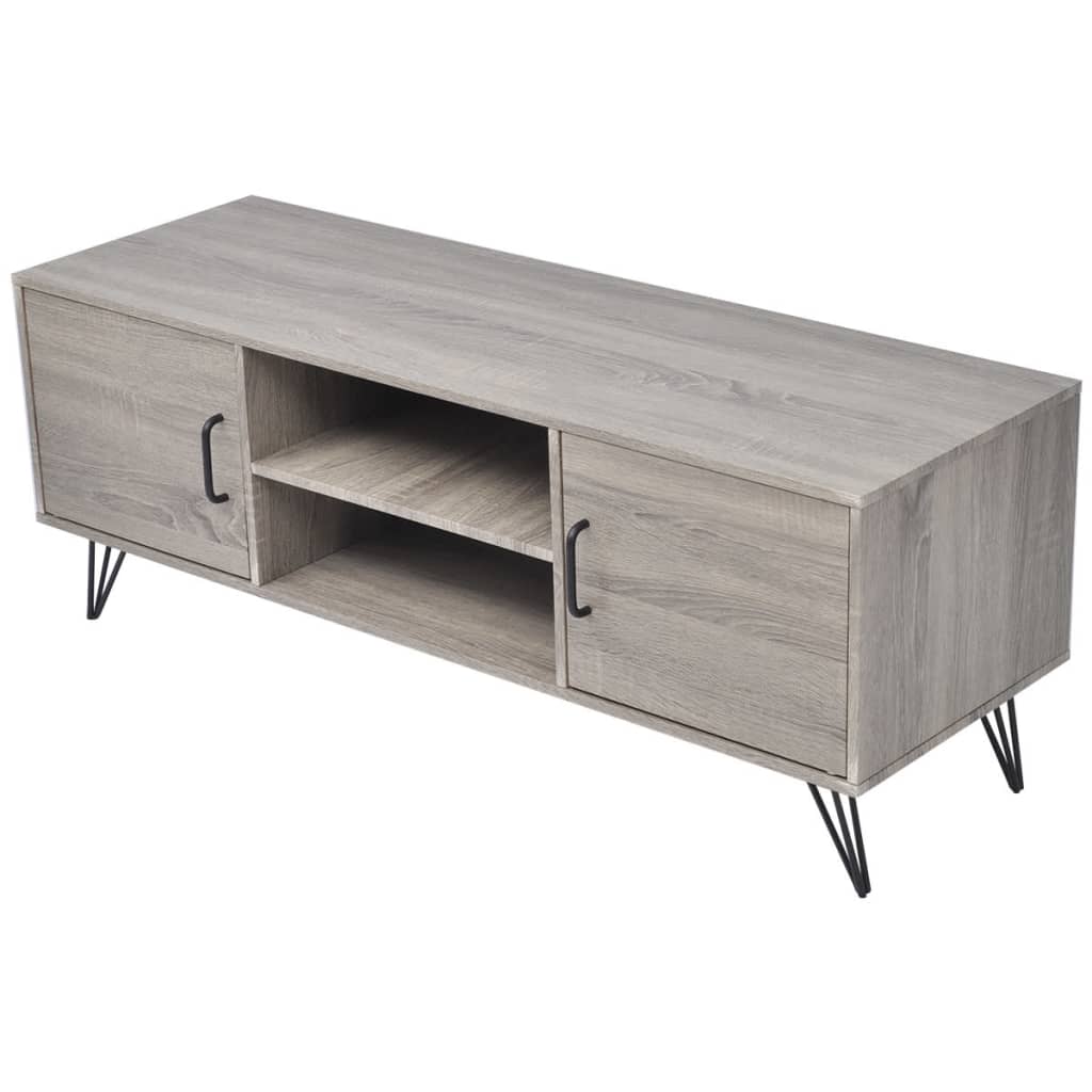 vidaXL TV Cabinet Grey 120x40x45 cm Grey