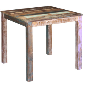 vidaXL Dining Table Reclaimed Solid Wood 80x82x76 cm