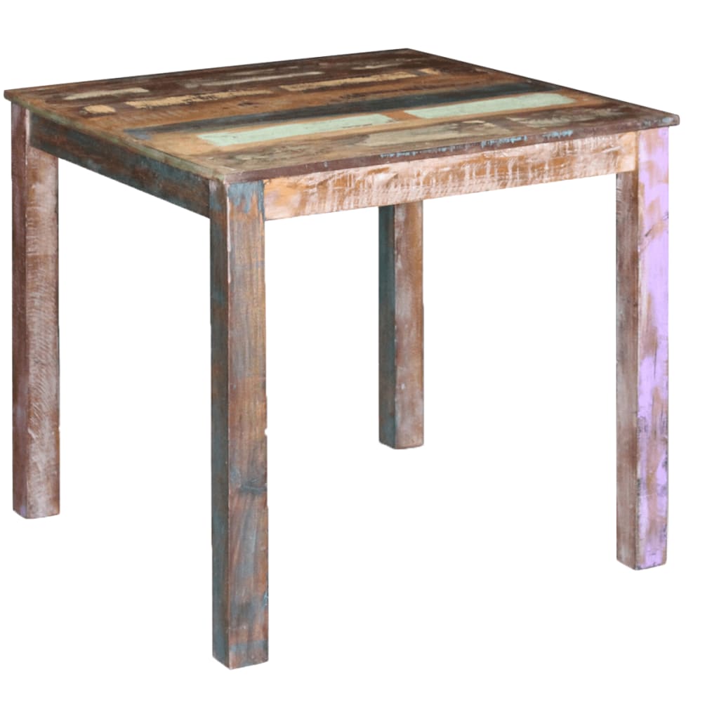 vidaXL Dining Table Reclaimed Solid Wood 80x82x76 cm