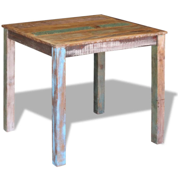 vidaXL Dining Table Reclaimed Solid Wood 80x82x76 cm