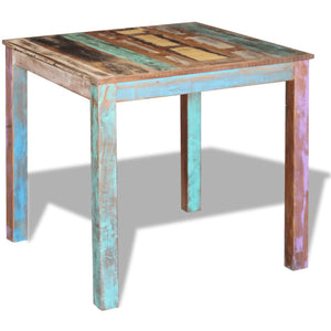 vidaXL Dining Table Reclaimed Solid Wood 80x82x76 cm