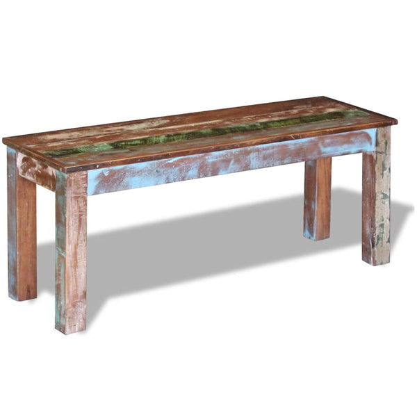 vidaXL Bench Reclaimed Wood 110x35x45 cm