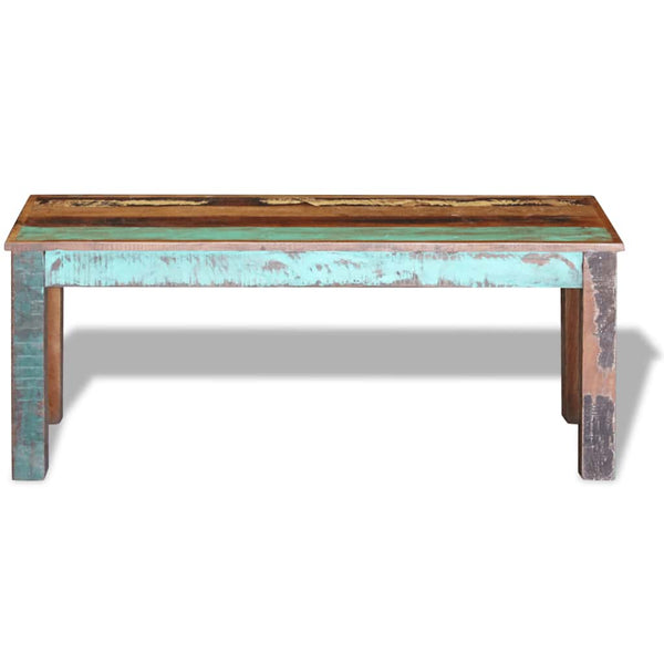 vidaXL Bench Reclaimed Wood 110x35x45 cm