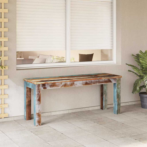vidaXL Bench Reclaimed Wood 110x35x45 cm