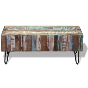 vidaXL Coffee Table Reclaimed Solid Wood 100x50x38 cm