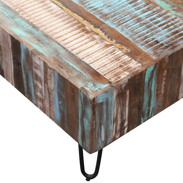 vidaXL Coffee Table Reclaimed Solid Wood 100x50x38 cm