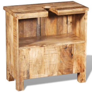 vidaXL Bathroom Cabinet with Mirror Solid Mango Wood