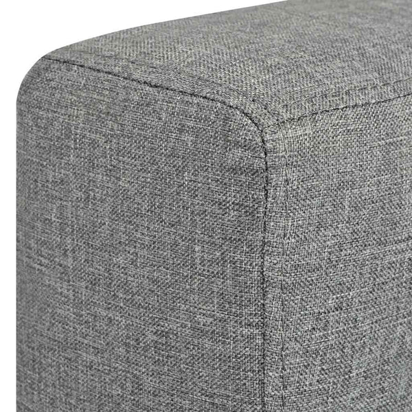 vidaXL 2-Seater Sofa Fabric Light Grey