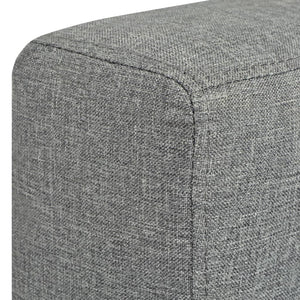vidaXL 3-Seater Sofa Fabric Light Grey