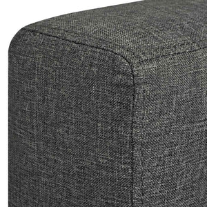 vidaXL Armchair Dark Grey Fabric