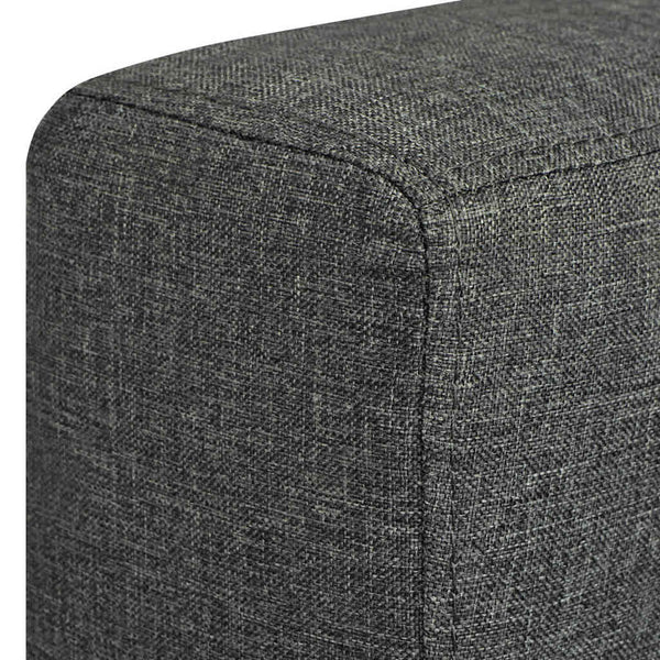 vidaXL 2-Seater Sofa Fabric Dark Grey