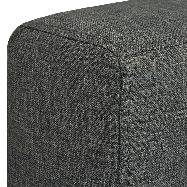 vidaXL 3-Seater Sofa Fabric Dark Grey