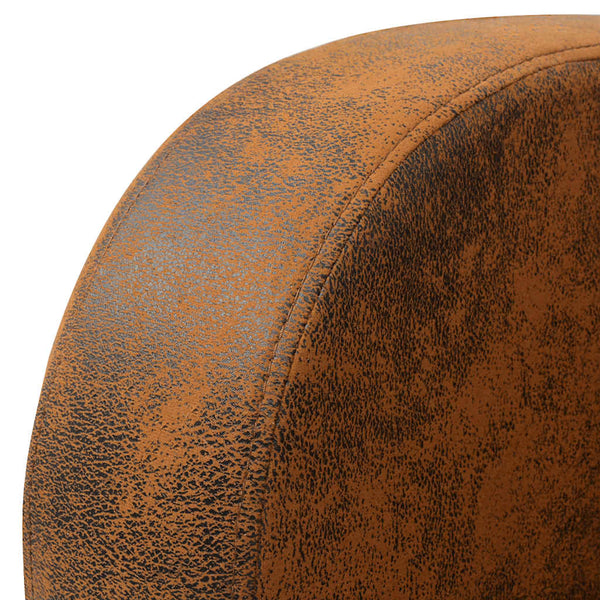 vidaXL Armchair Brown Suede Look