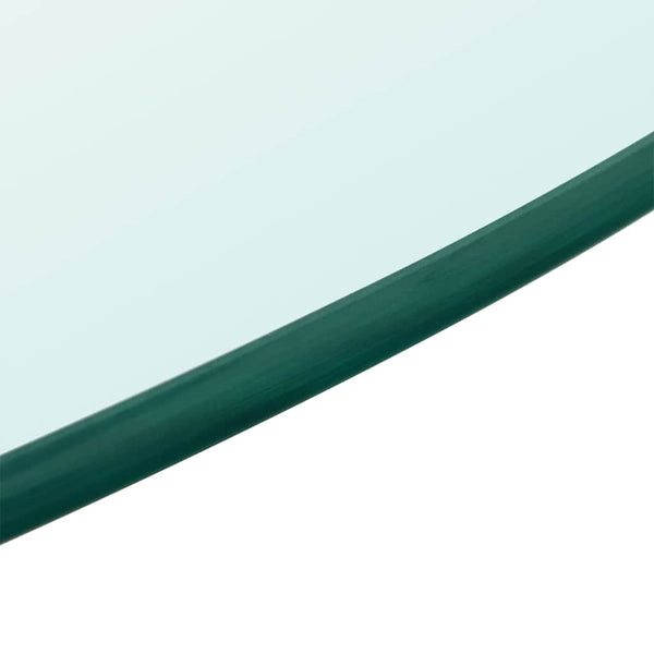vidaXL Toughened Glass Tabletop Round 600 mm