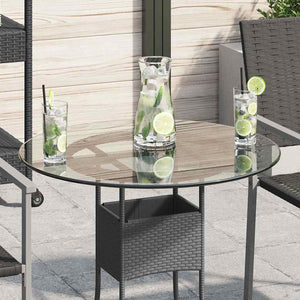 vidaXL Toughened Glass Tabletop Round 600 mm