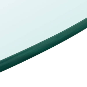 vidaXL Toughened Glass Table Top Round 700 mm