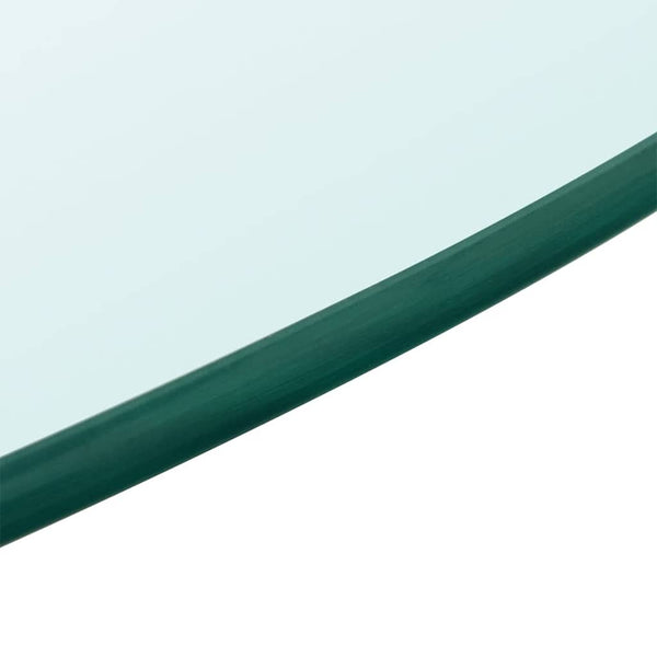 vidaXL Toughened Glass Table Top Round 700 mm