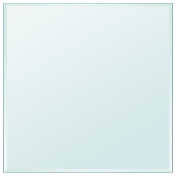 vidaXL Toughened Glass Tabletop Square 800x800 mm