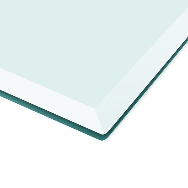 vidaXL Toughened Glass Tabletop Square 800x800 mm