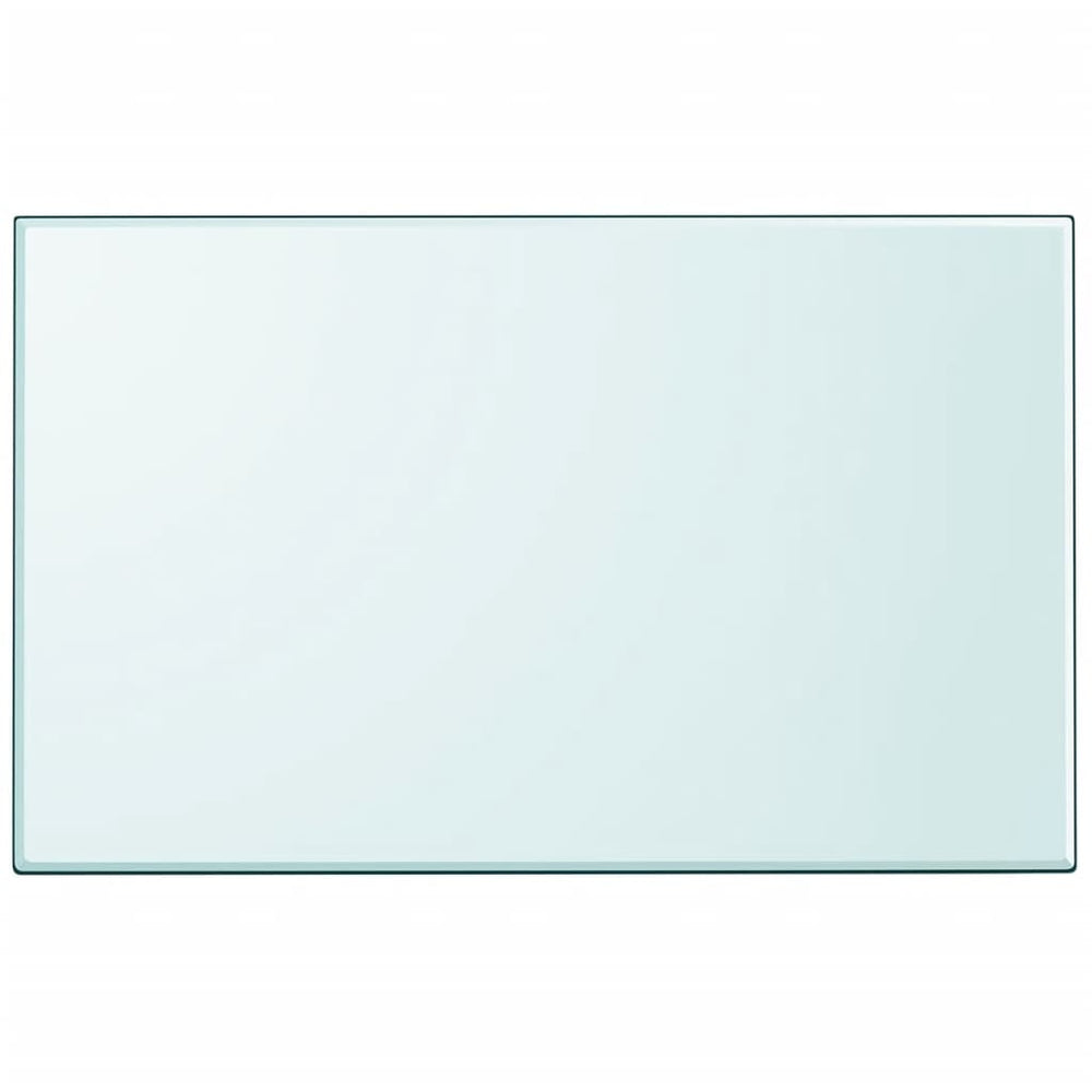 vidaXL Tempered Glass Tabletop Rectangular 1000x620 mm