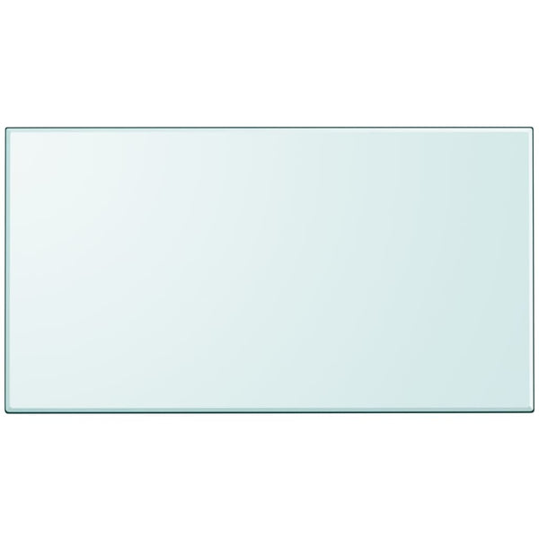 vidaXL Rectangular Tempered Glass Table Top 1200x650 mm
