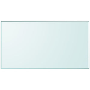 vidaXL Rectangular Tempered Glass Table Top 1200x650 mm