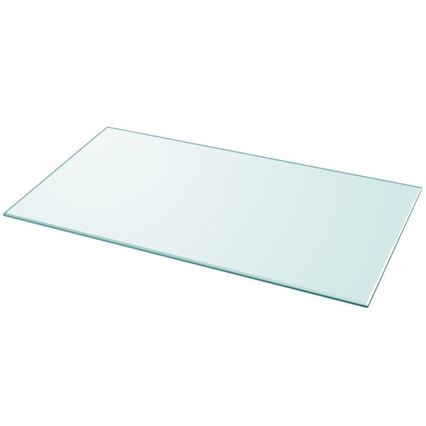 vidaXL Rectangular Tempered Glass Table Top 1200x650 mm