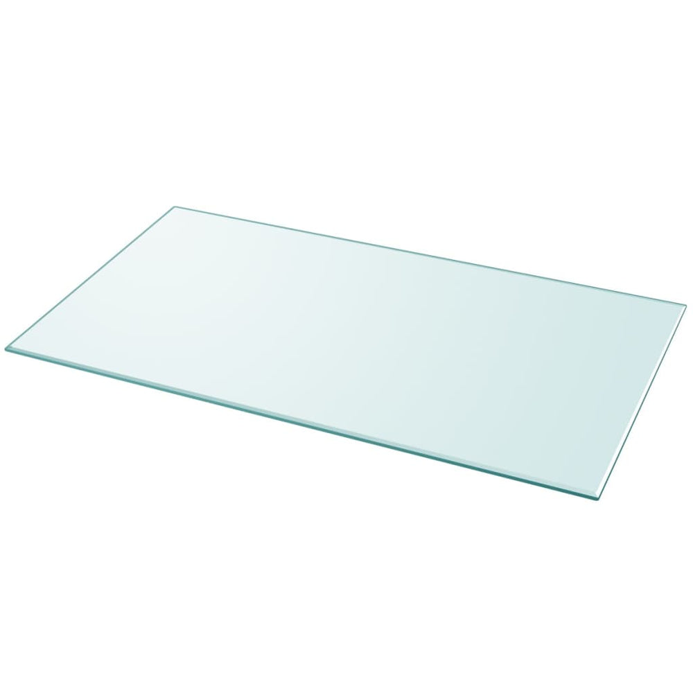 vidaXL Rectangular Tempered Glass Table Top 1200x650 mm