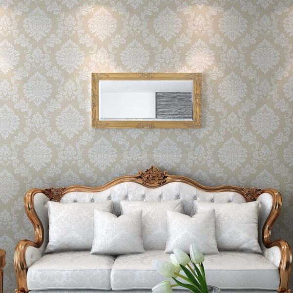 vidaXL Wall Mirror Baroque Style 100x50 cm Golden