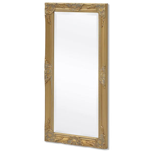 vidaXL Wall Mirror Baroque Style 100x50 cm Golden