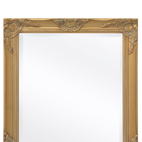 vidaXL Wall Mirror Baroque Style 100x50 cm Golden