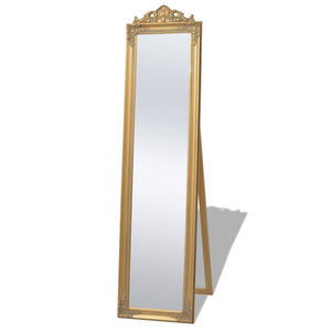 vidaXL Baroque Style Full-Length Mirror 160x40 cm Golden