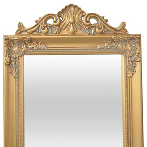 vidaXL Baroque Style Full-Length Mirror 160x40 cm Golden