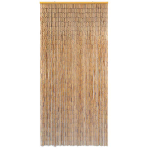 vidaXL Bamboo Beaded Curtain 90x200 cm