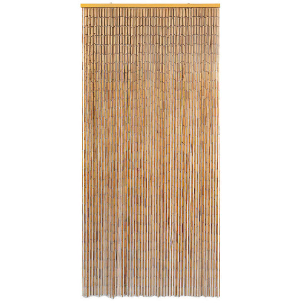vidaXL Bamboo Beaded Curtain 90x200 cm