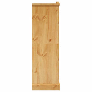 vidaXL Wardrobe Mexican Style Pine Wood 2 Doors
