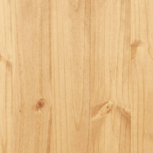 vidaXL Wardrobe Mexican Style Pine Wood 2 Doors