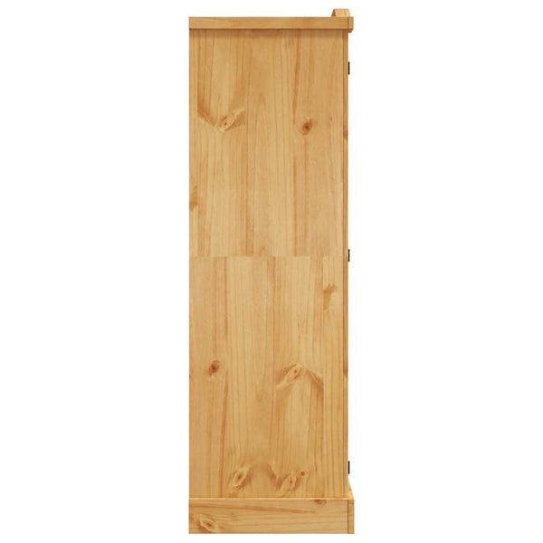 vidaXL Wardrobe Mexican Corona Style Pinewood 3 Doors