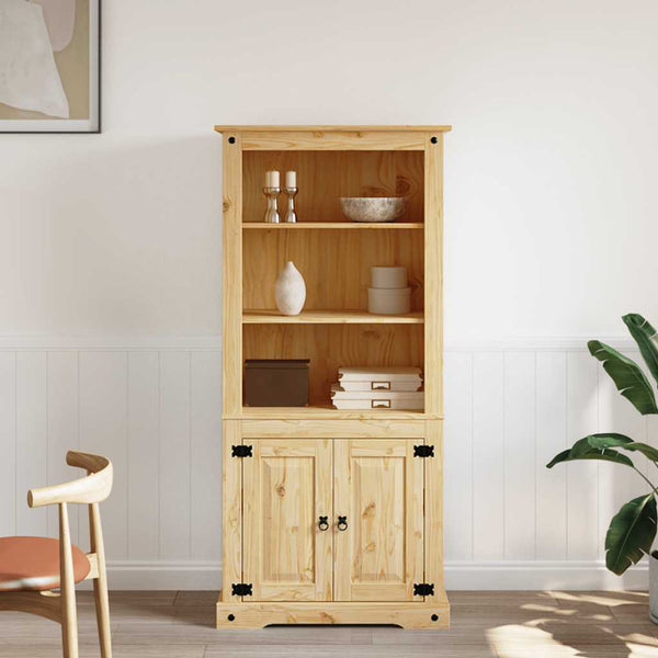 vidaXL Buffet Cabinet Mexican Style Pine Wood 80x40x170 cm