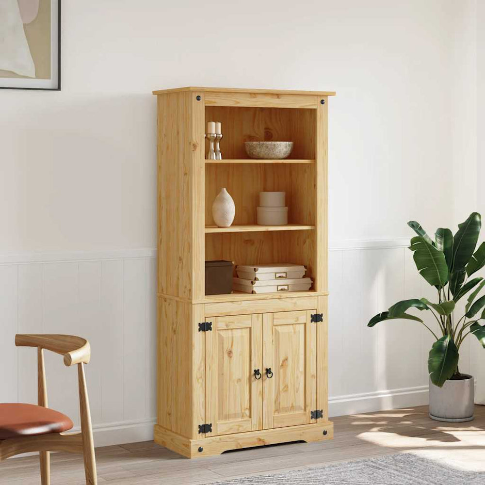 vidaXL Buffet Cabinet Mexican Style Pine Wood 80x40x170 cm